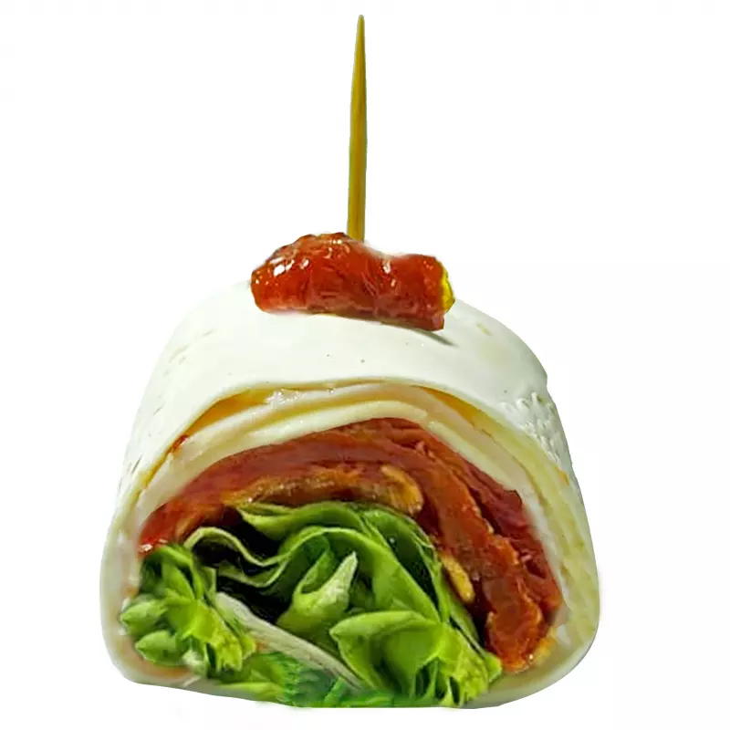 Mini Wrap de Tomate Seco & Rúcula